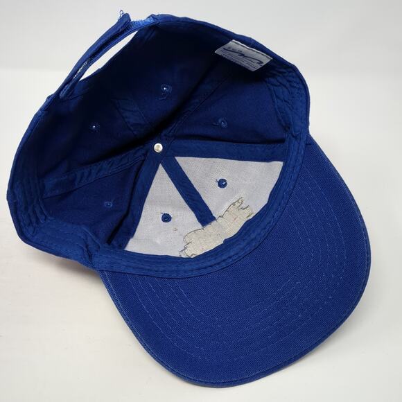 2016 Torch Run 30th Anniversary Strapback Baseball Cap Blue One Size BWM Global - Picture 7 of 10